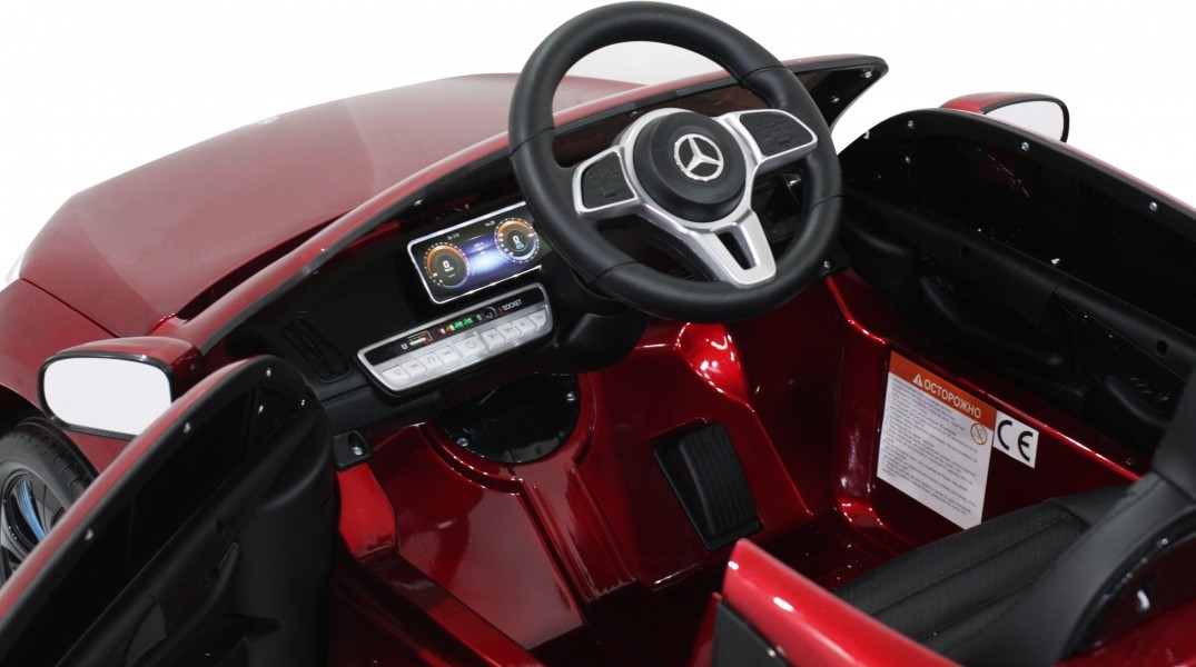 Электромобиль Mercedes-Benz EQC400 4MATIC (Красный глянец) HL378